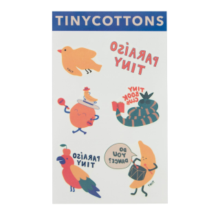 Tiny Cottons tattoos blauw