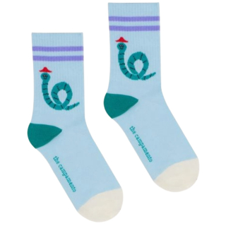 The Campamento Sokken Slang Blauw