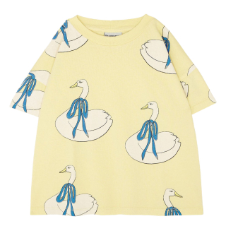 The Campamento T-shirt Geel Zwanenprint