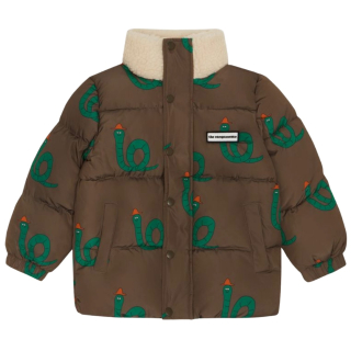 The Campamento Winterjas Slangenprint Bruin