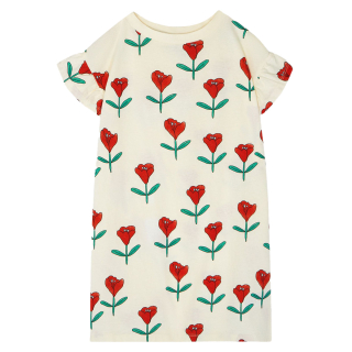 The Campamento Jurk Wit Bloemenprint