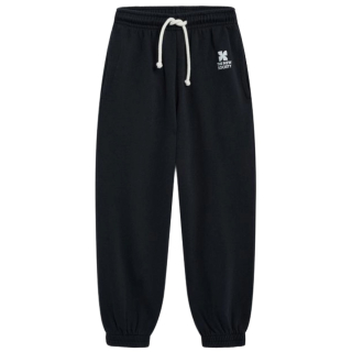 The New Society joggingbroek forged iron grijs tns logo jogging voorzijde