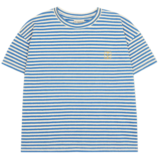 The Campamento T-shirt blauw crème strepen kinder t-shirt