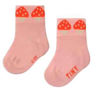 Tiny Cottons Babysokken Mushrooms Roze