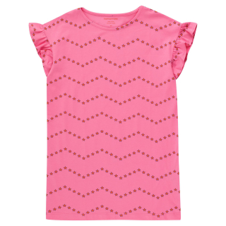 Tiny Cottons Jurk Roze Sterrenprint