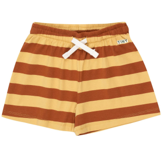 Tiny Cottons Korte Broek Bruin Strepenprint
