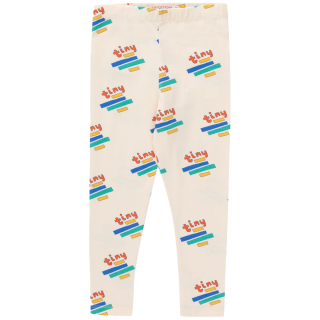 Tiny Cottons Legging Creme Blauw/Groen