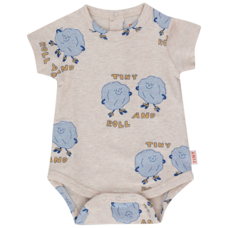 Tiny Cottons Romper Grijs Rock And Roll