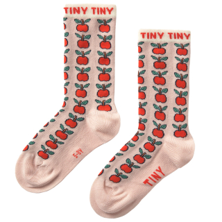 Tiny Cottons Sok Roze/Rood Appels