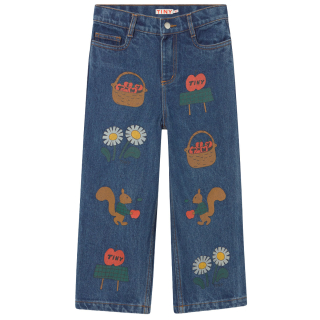Tiny Cottons Spijkerbroek Tiny Apples Denim Blauw
