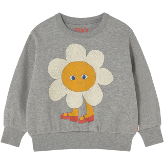 Tiny Cottons Sweater Grijs Daisy Bloem