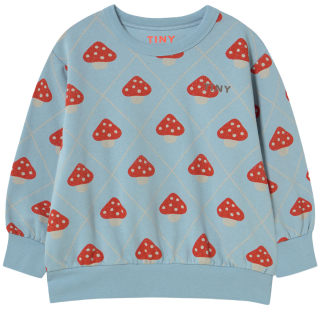 Tiny Cottons Sweater Mushrooms Blauw