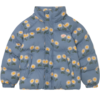 Tiny Cottons Winterjas Winter Flowers Stone Blauw
