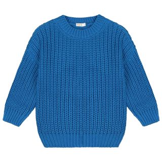 Yuki Gebreide Trui Blauw Royal Blue