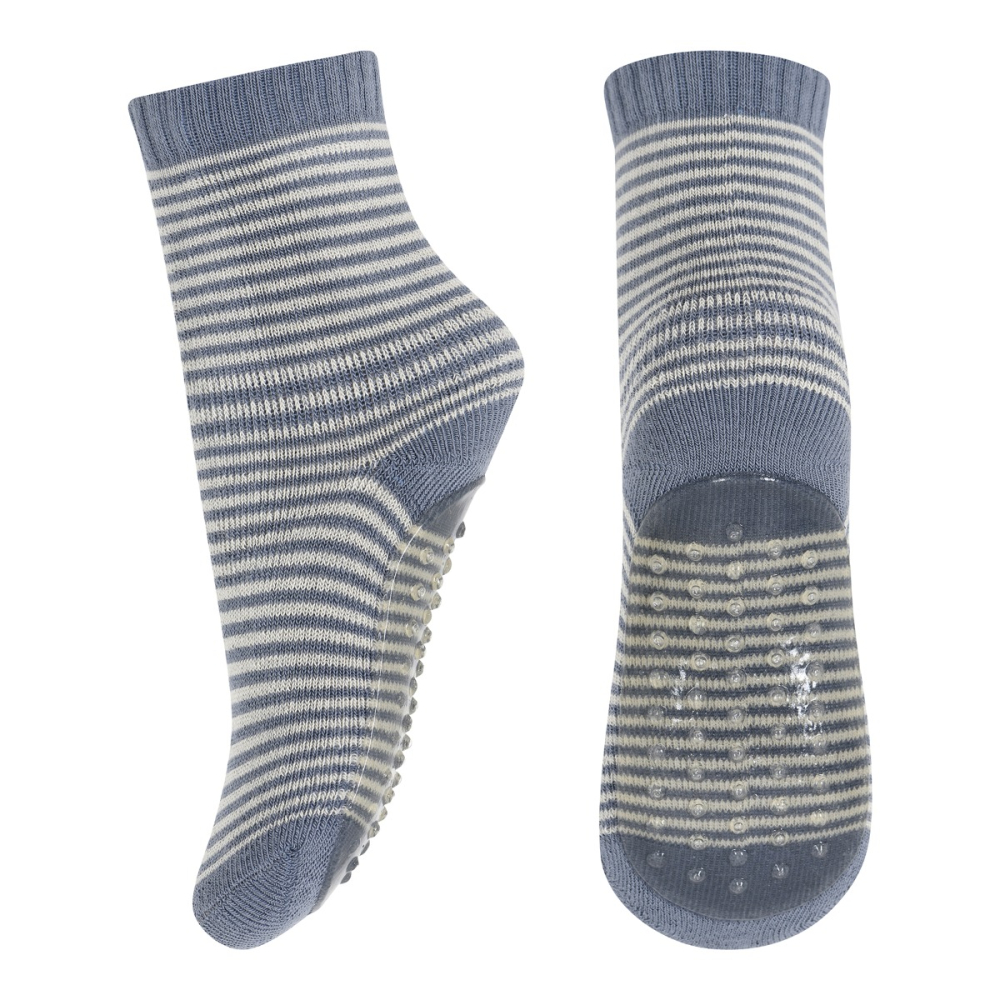 MP Denmark Anti slip sokken 10-77249-4222 Blauw gestreept