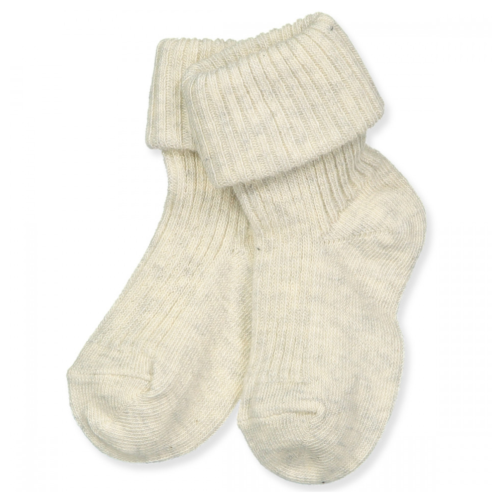 MP Denmark Baby Rib Sok 533-4109 Ecru