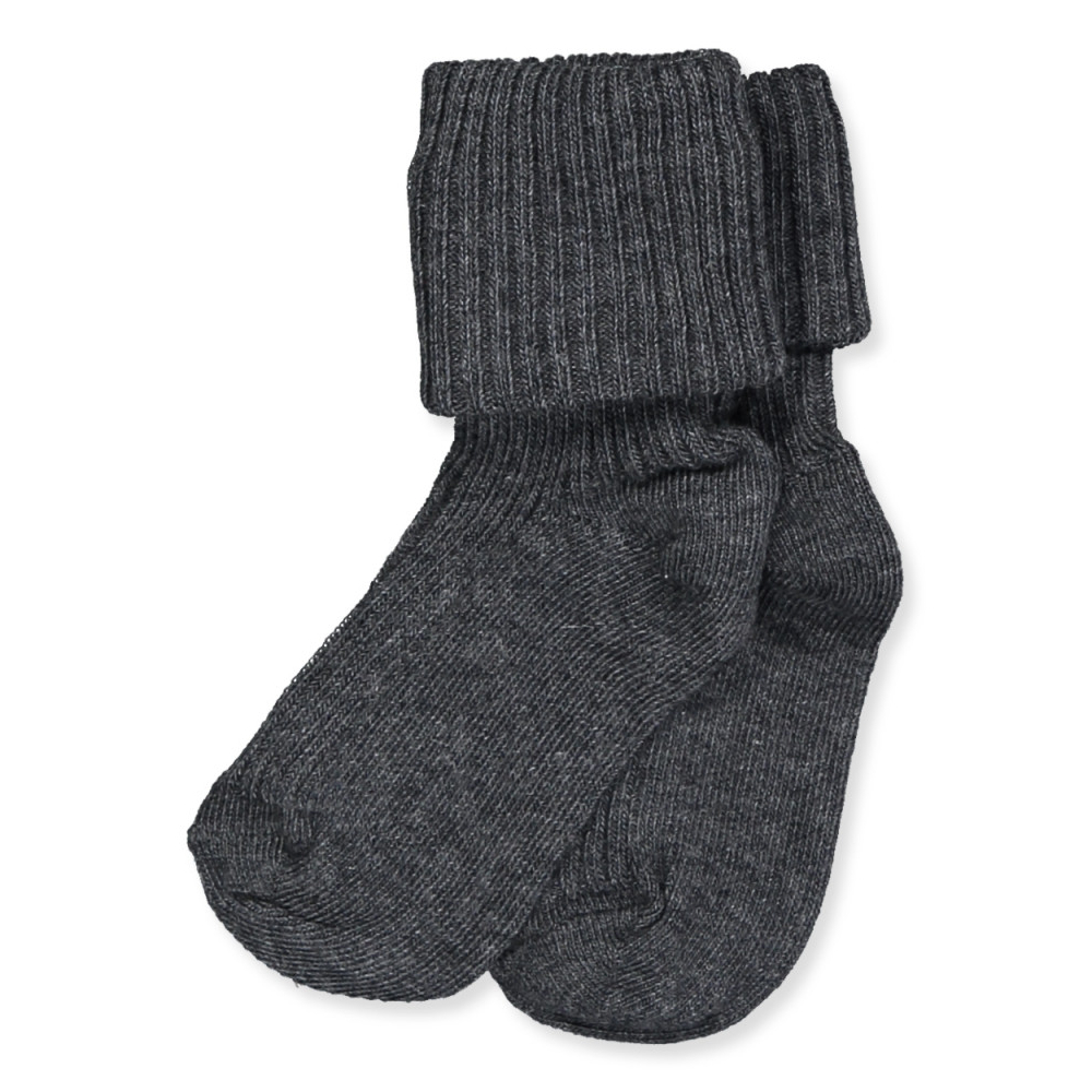 MP Denmark Baby Rib Sok 533 497 donkergrijs