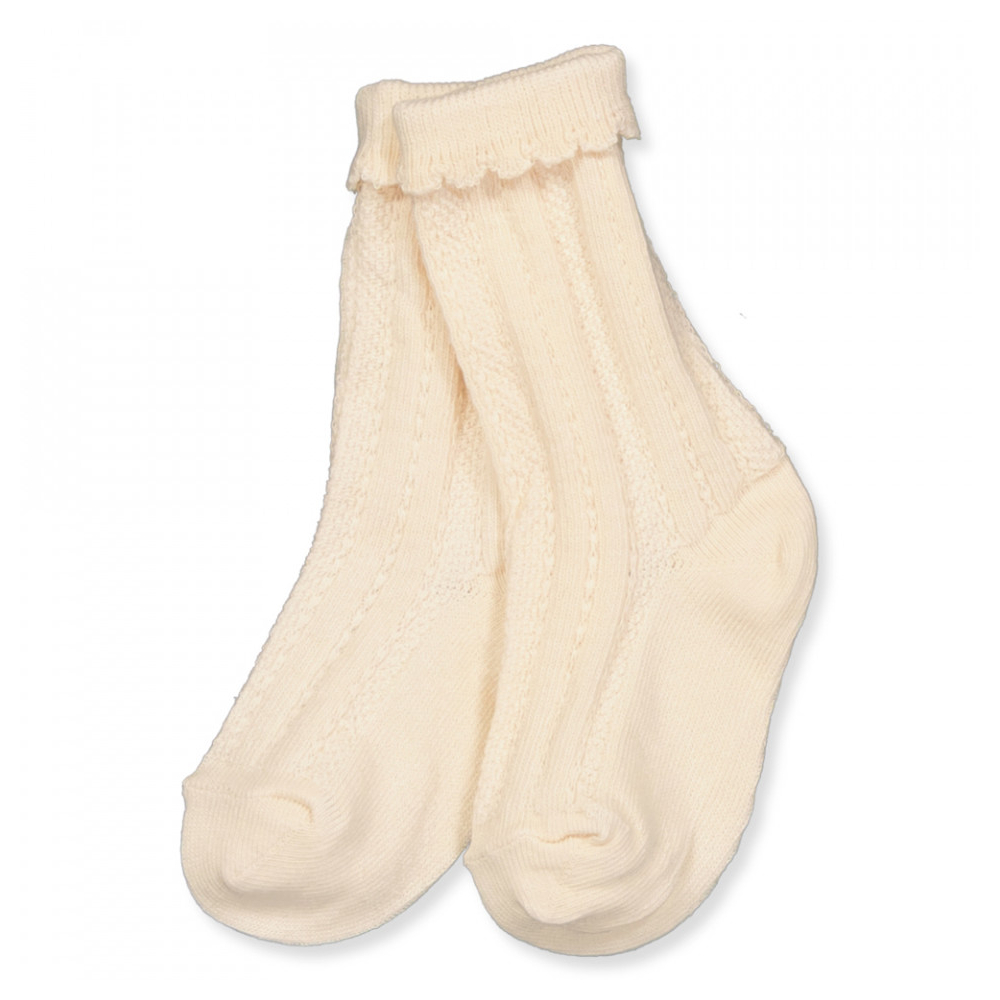 MP Denmark Sokken Pointelle wit 10-57060-72