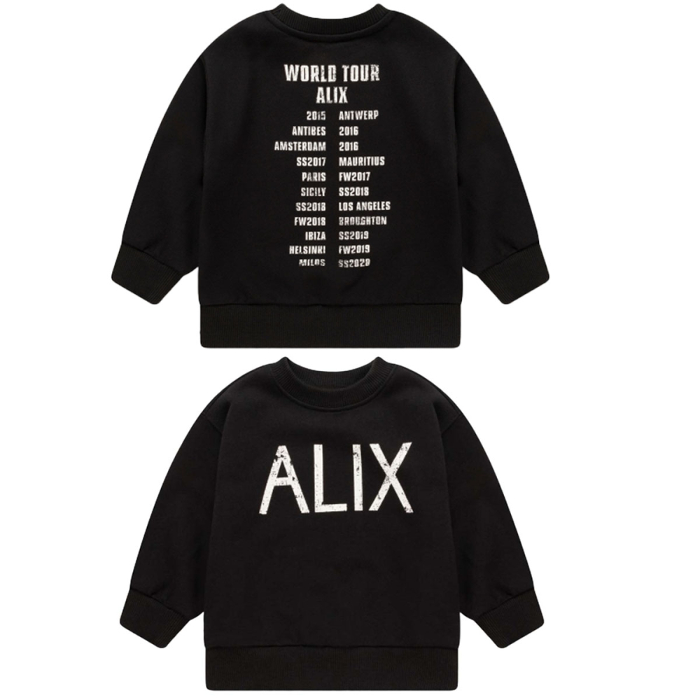 Alix mini Sweater Zwart World Tour Alix Baby
