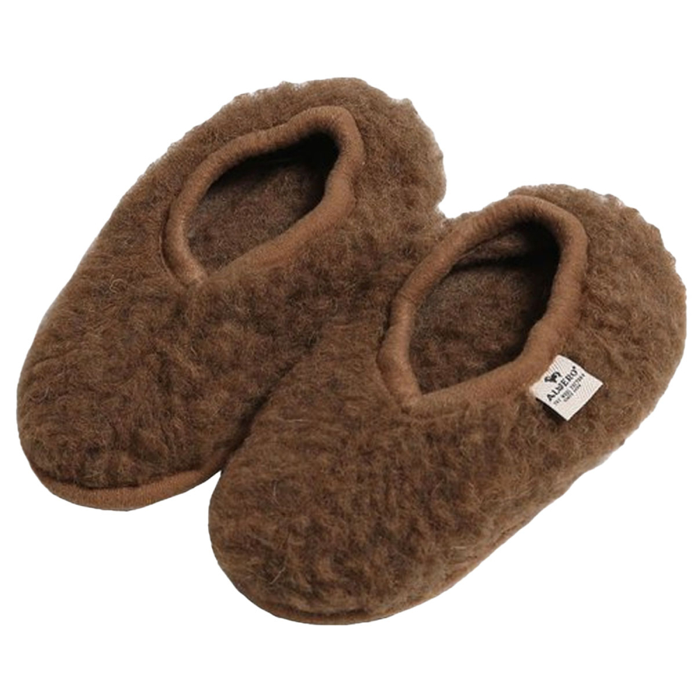 Alwero Sloffen Ballerina Met Anti-Slip Bark (Wol)