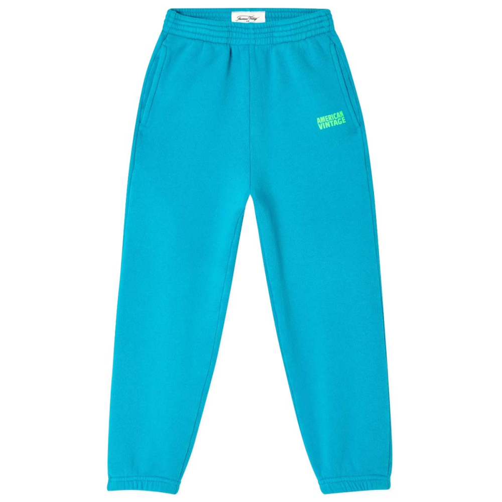 American Vintage Joggingbroek Blauw Tropical Vintage