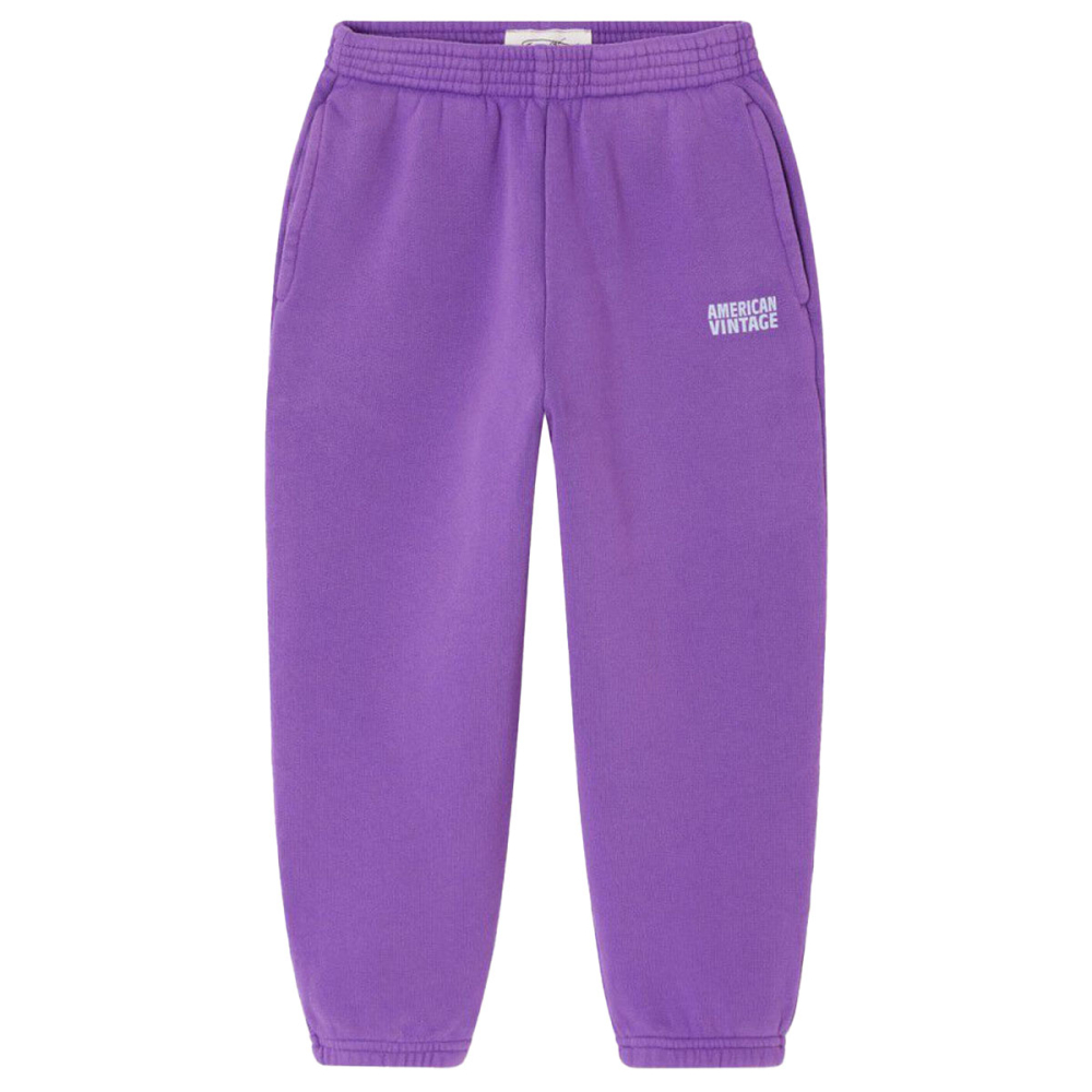American Vintage Joggingbroek Paars Cosmos Vintage
