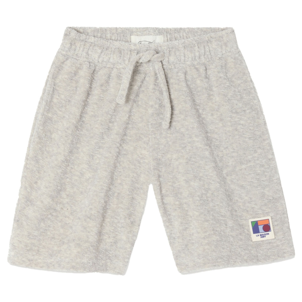 American Vintage Korte Broek Grijs La Maison Badstof Heather Grey
