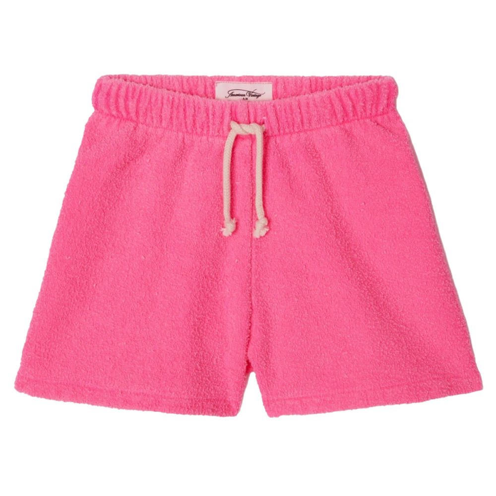 American Vintage Korte Broek Roze Badstof