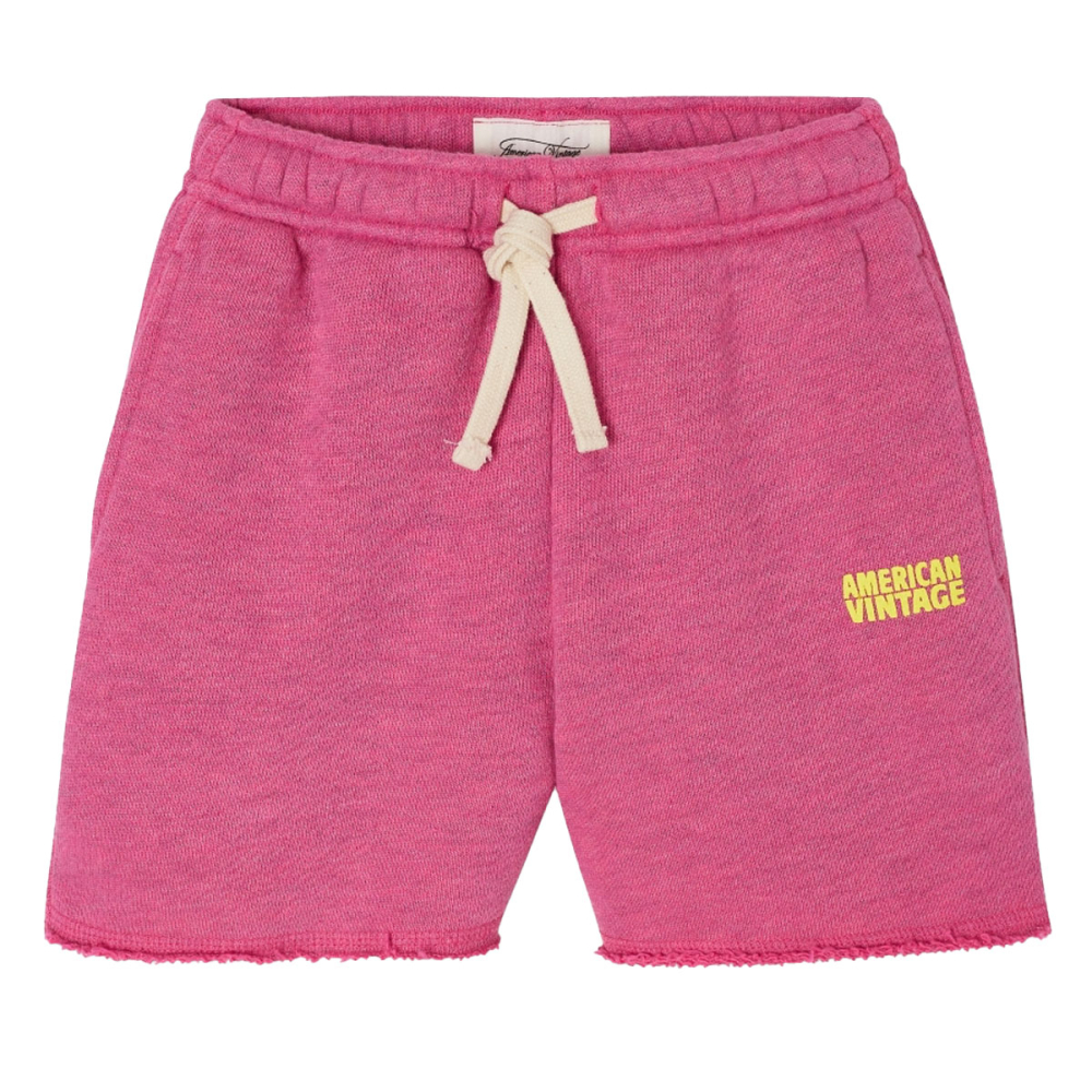 American Vintage Korte Broek Roze Geranium Fluo Surteint