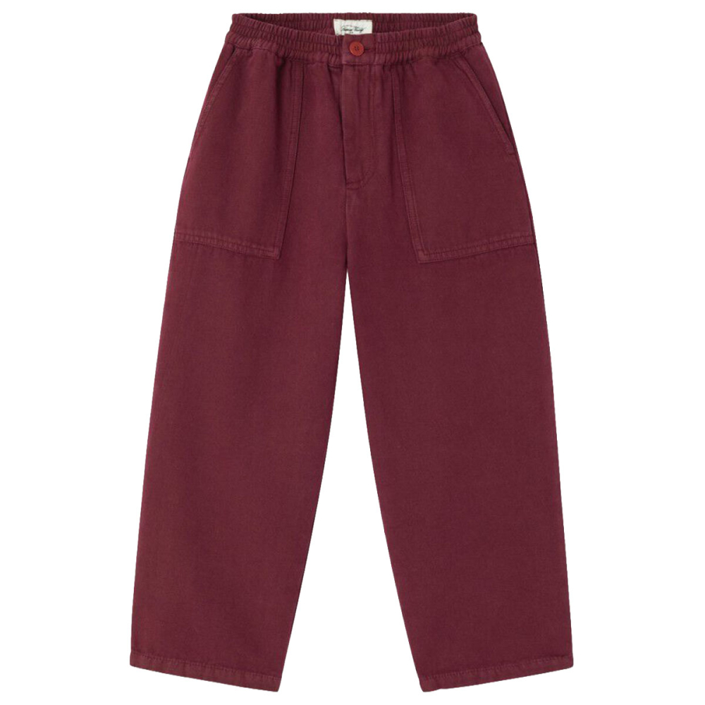 American Vintage Lycaz broek Vigne Vintage met ballonpasvorm en elastische tailleband
