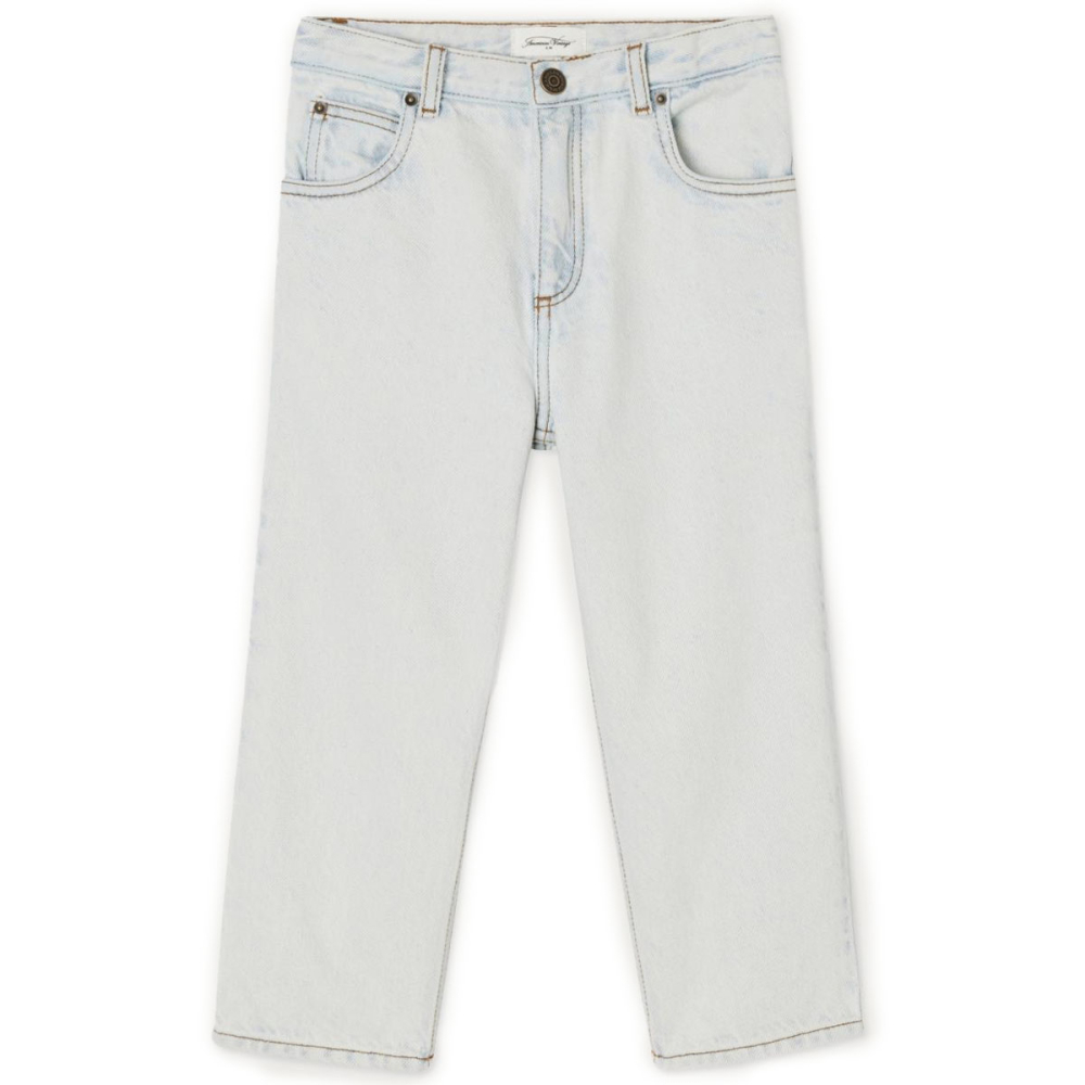 American Vintage Spijkerbroek Blauw Bleached