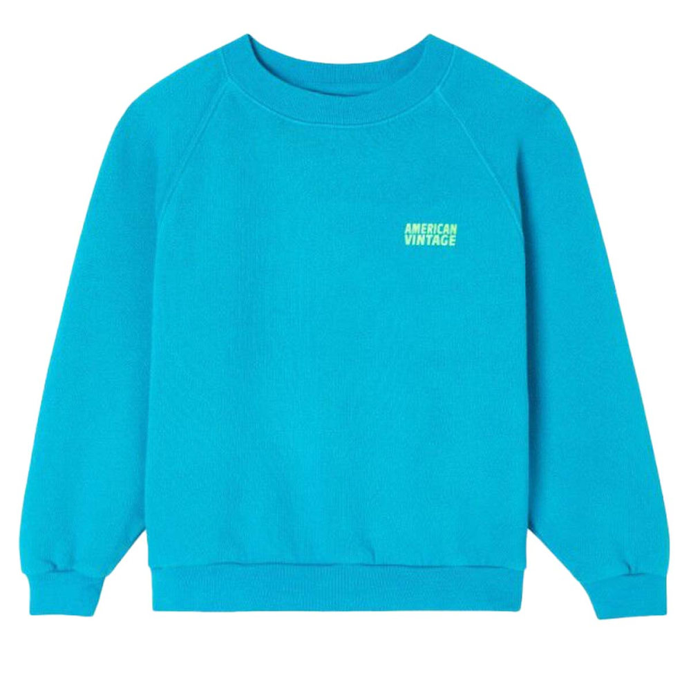 American Vintage Sweater Blauw Tropical Vintage
