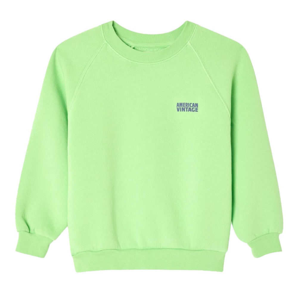 American Vintage Sweater Groen Amandier Vintage