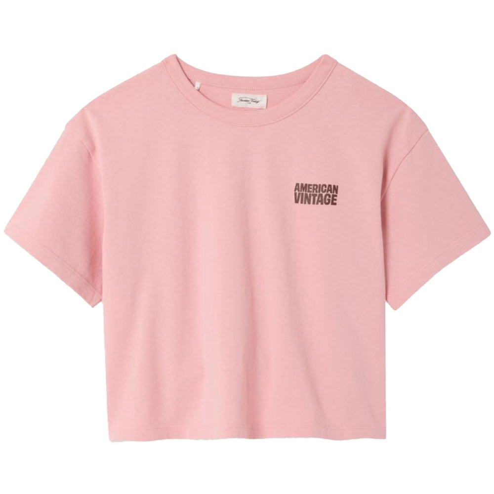 American Vintage T-shirt Roze Smoothie