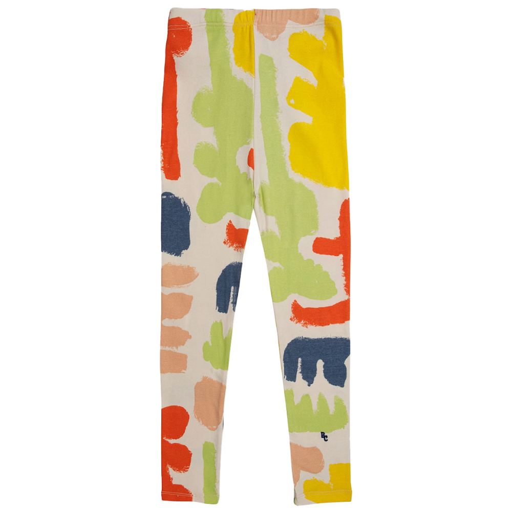Bobo Choses Legging Creme Gekleurde Vormenprint