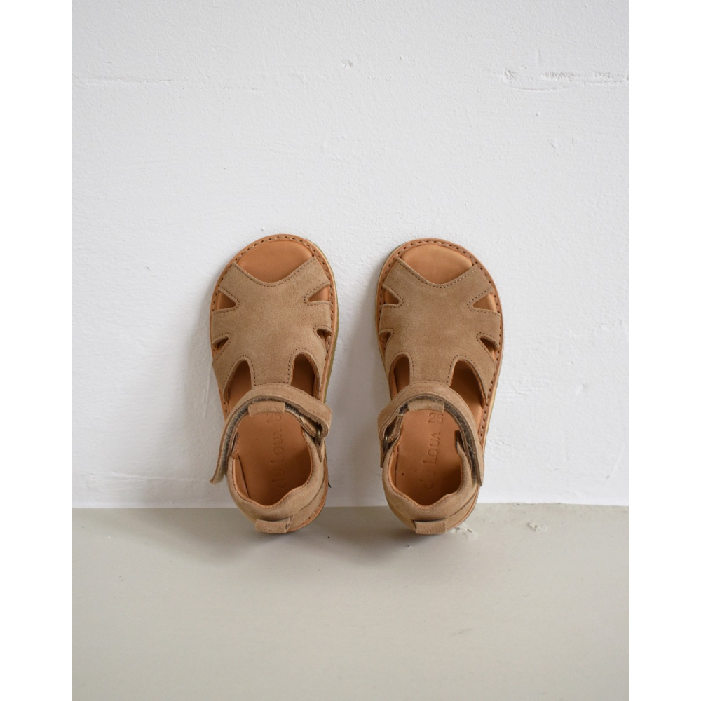 Du Loua Sandalen Du Eden Sand Beige