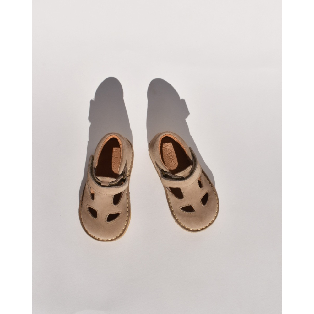 Du Loua Sandalen du Nola T-Bar beige