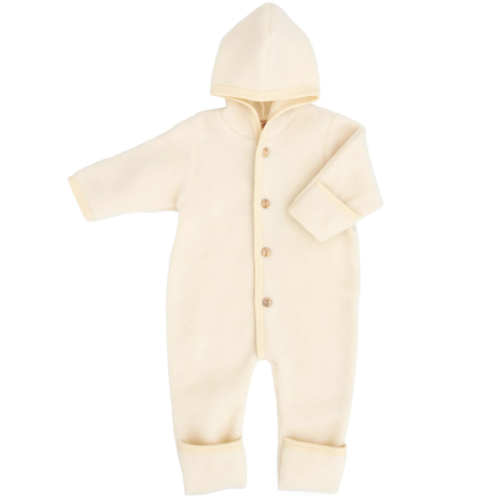 Engel natur Overall Creme Wol Fleece Naturel