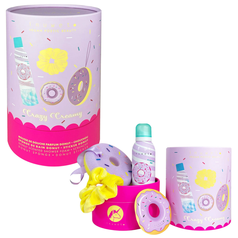 Inuwet Cadeauset Bad & Douche Crazy Creamy Donut