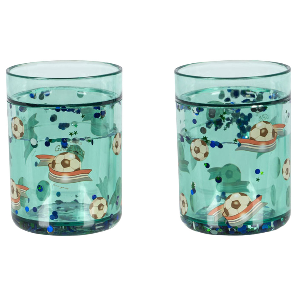 Konges Slojd Bekers Voetbal 2 Stuks Glitter