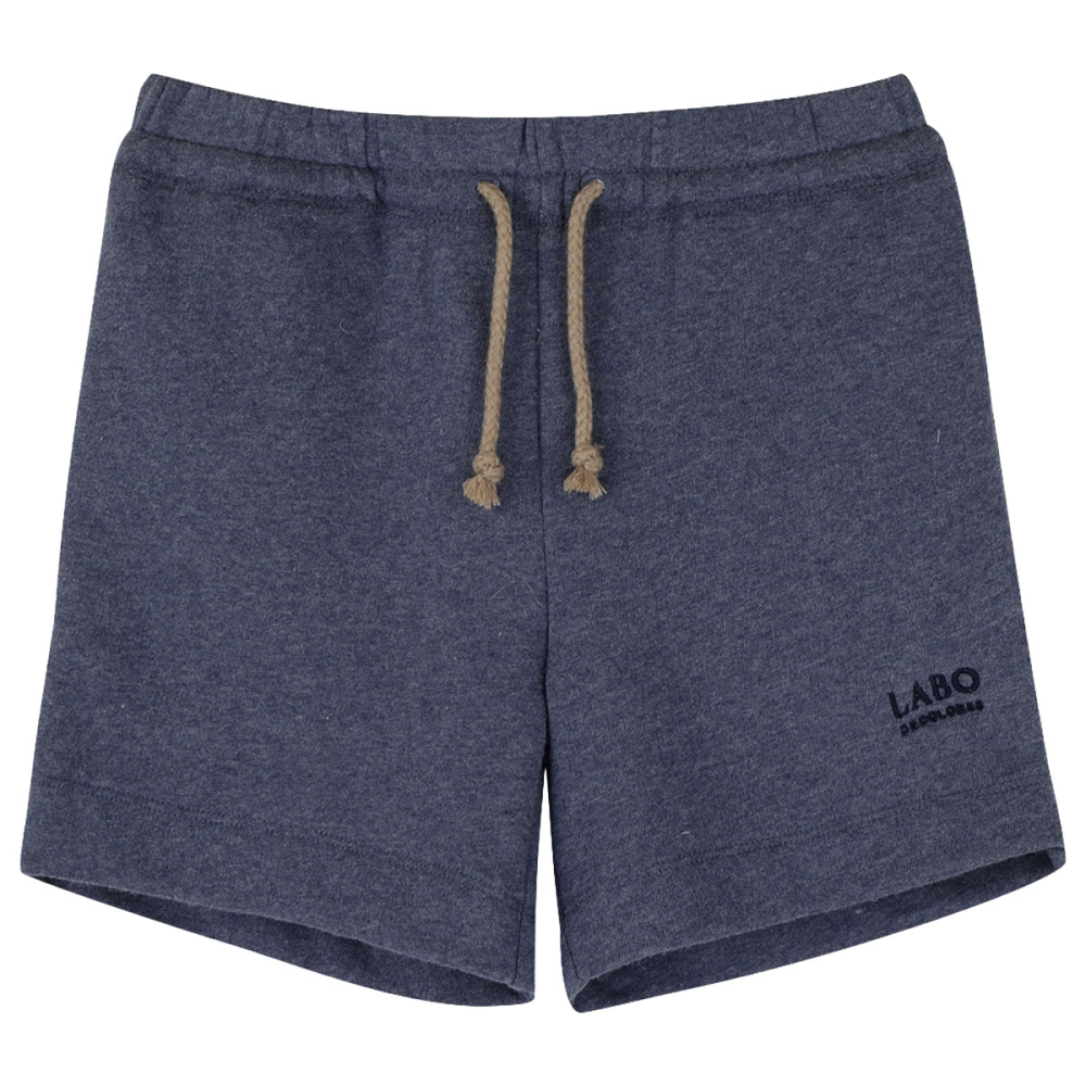 Labo De Colores korte broek blauw jongens Lennon Pants Short Blue Denim Melange zomercollectie Pudilo
