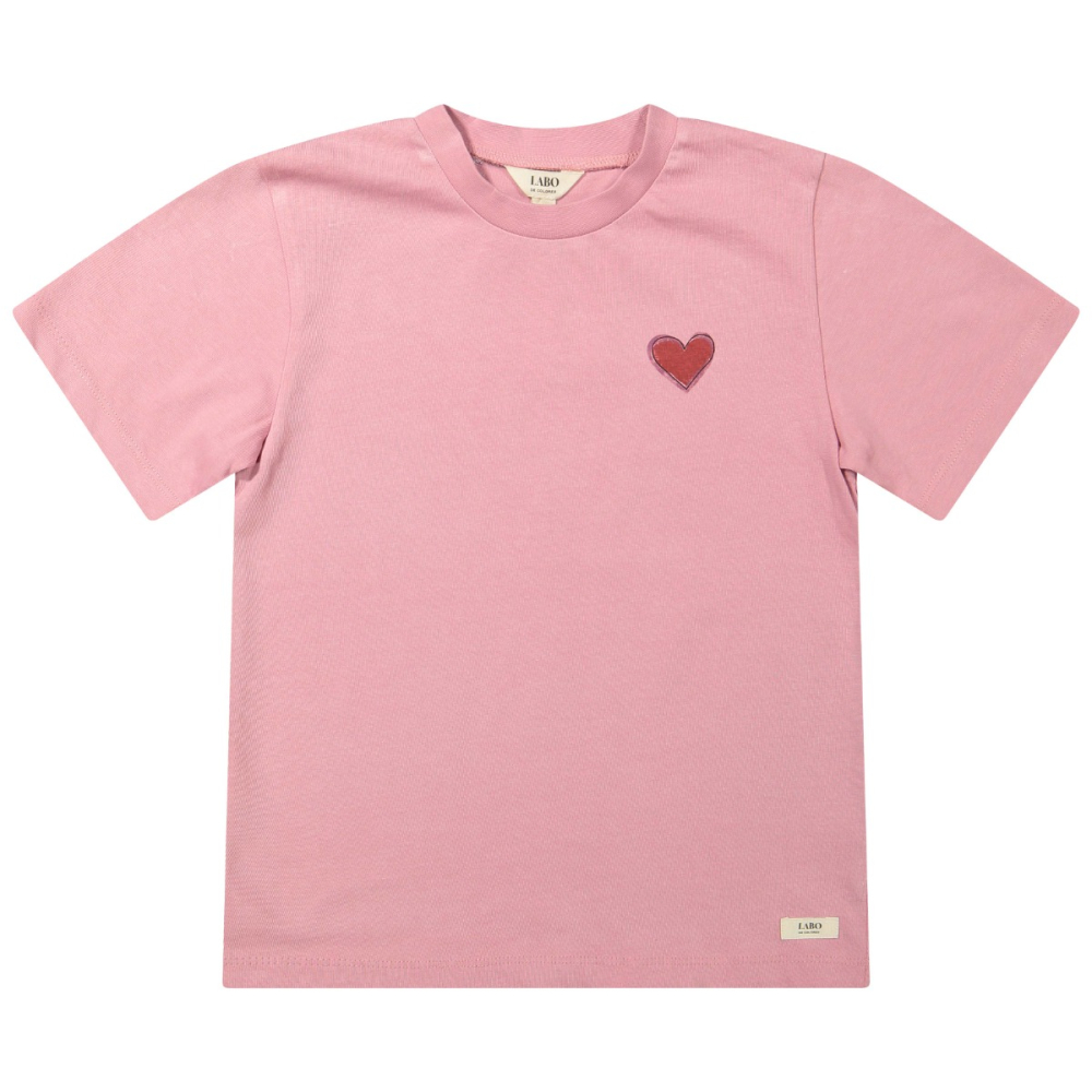 Labo De Colores T-Shirt Roze Hart Bari