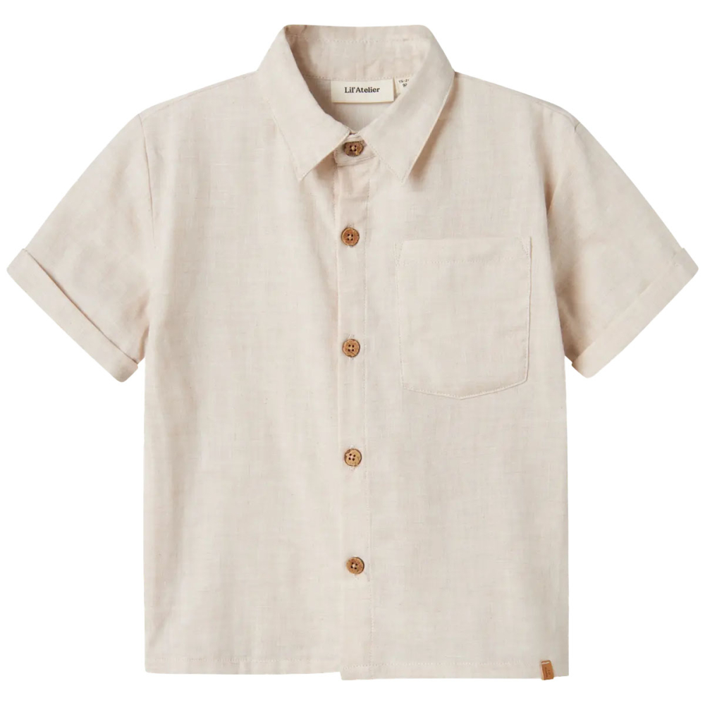 Lil Atelier Blouse Beige Bleached Sand
