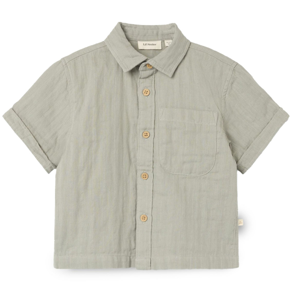Lil Atelier Blouse Groen Forest Fog
