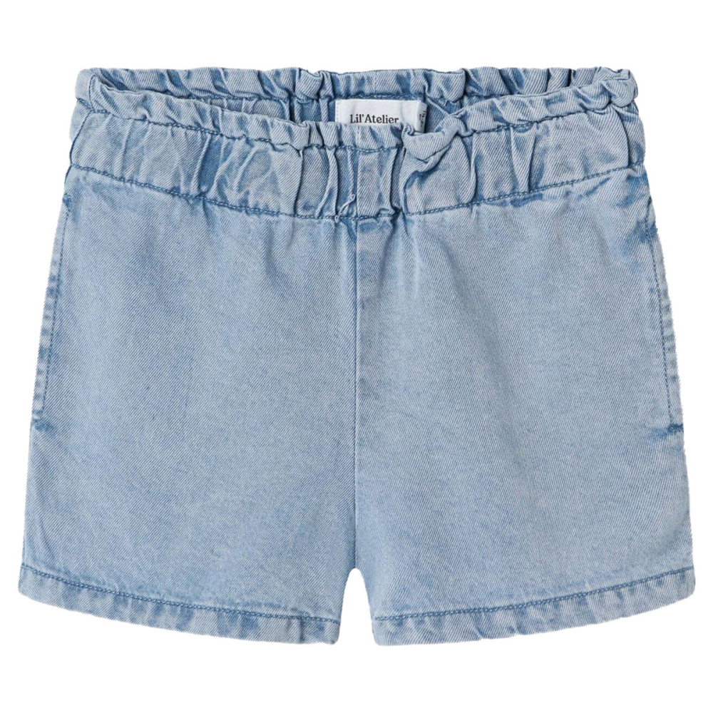 Lil Atelier Korte Broek Blauw Medium Blue
