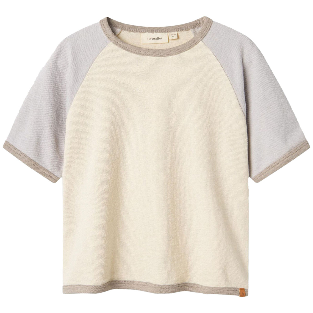 Lil Atelier T-Shirt Creme/Blauw/Bruin
