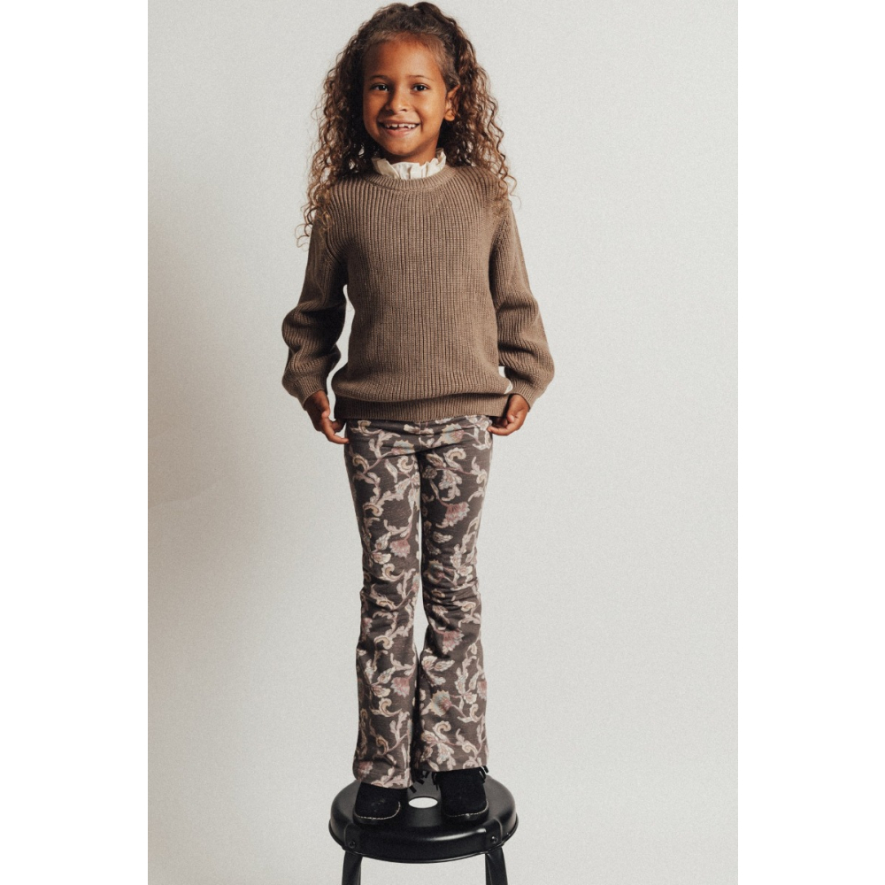 Baje Studio Flared Broek Lizzy Grijs
