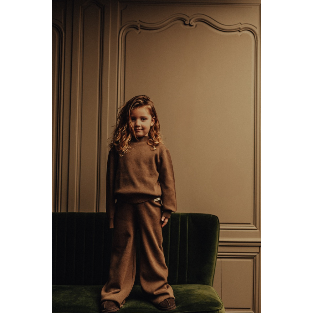 Baje Studio Broek Bruin Wide Maggia Brown Cacao