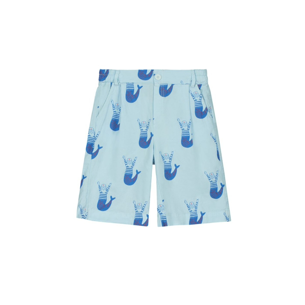 Bonmot korte broek kapiteins blauw