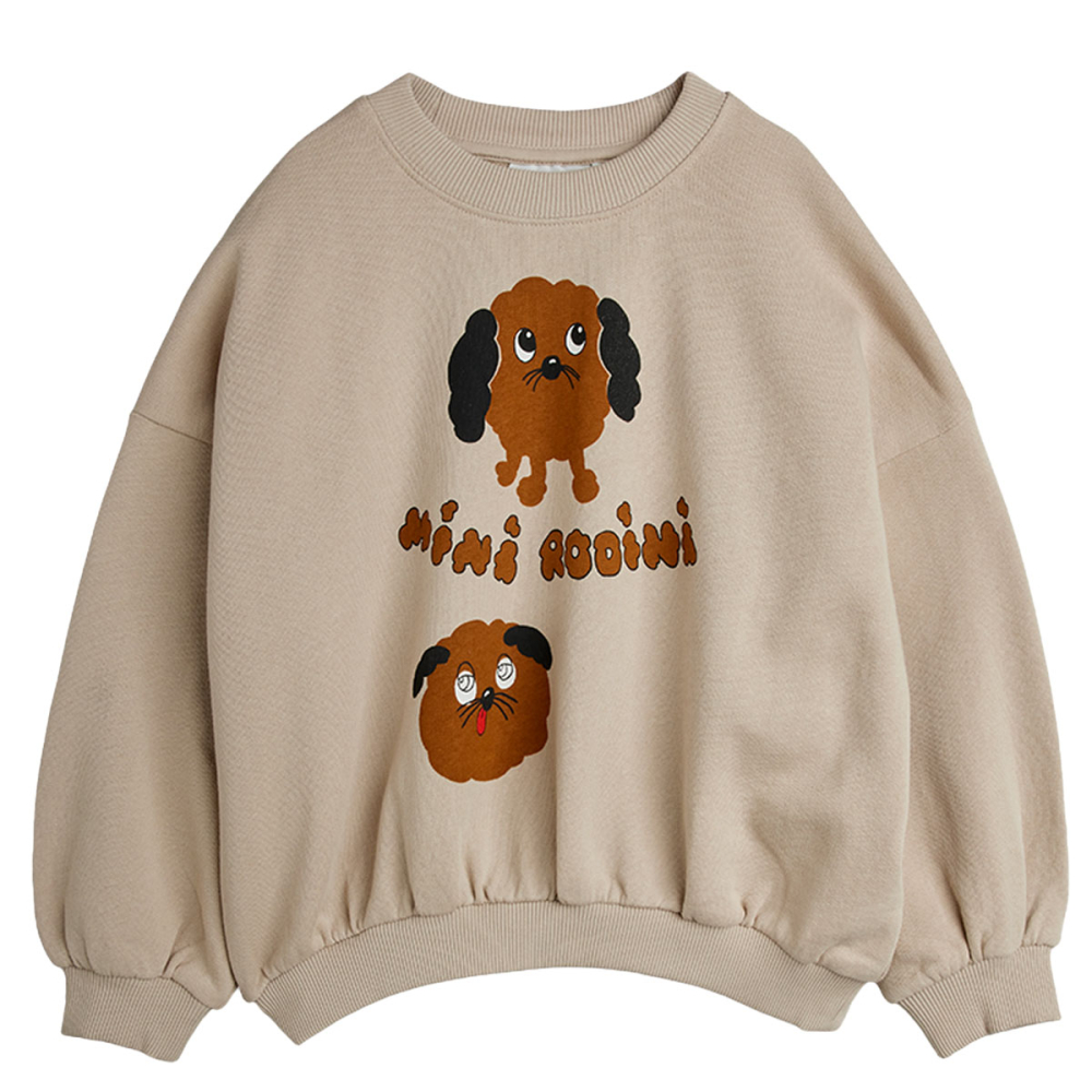 Mini Rodini Sweater Bruin Hondjes